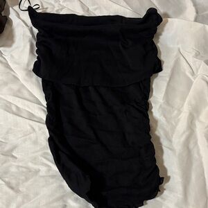 Zara Black Off-Shoulder Top